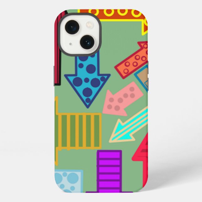Funda Para iPhone Flechas (Reverso )