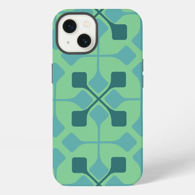 Funda Para iPhone Flechas azules (Reverso )