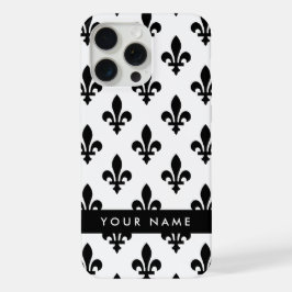Fleur de Lis, Black on White, Black, Your Name