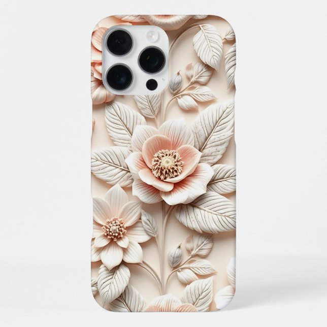 Funda Para iPhone Flor 3D Colorida (Reverso )