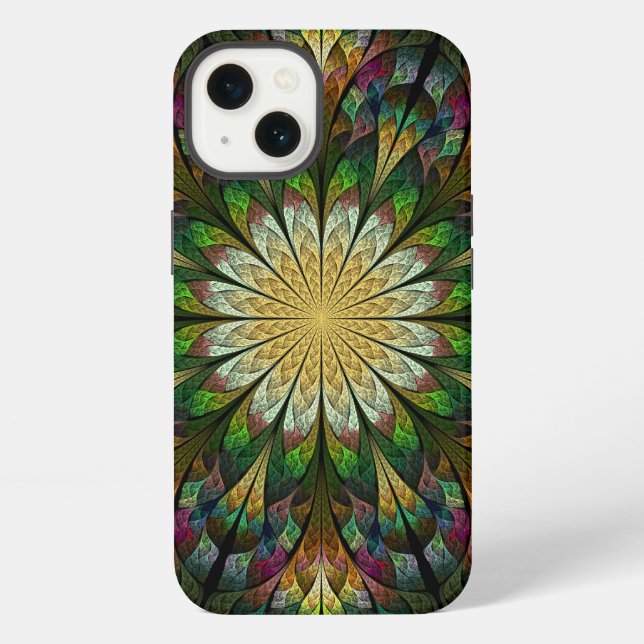 Funda Para iPhone Flor acolchada (Reverso )