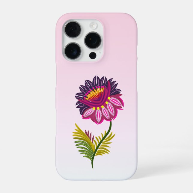 Funda Para iPhone Flor aislada (Reverso)