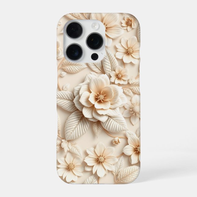 Funda Para iPhone Flor Colorida 3D (Reverso)