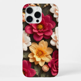 Funda Para iPhone 16 Pro Max Flor Colorida 3D