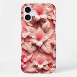 Funda Para iPhone 16 Plus Flor Colorida 3D