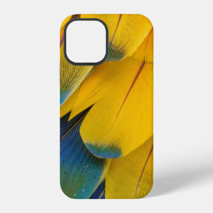 Funda Para iPhone 12 Flor de ave del paraíso amarilla azul y roja