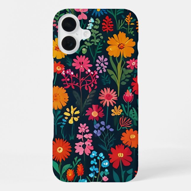 FUNDA PARA iPhone FLOR DE BOSQUE (Reverso )