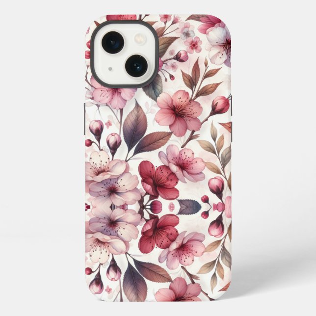 Funda Para iPhone Flor de Cerezo (Reverso )
