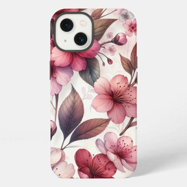 Funda Para iPhone Flor de Cerezo (Reverso )