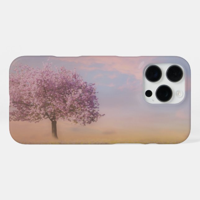 Funda Para iPhone Flor de Cerezo  (Reverso Horizontal)