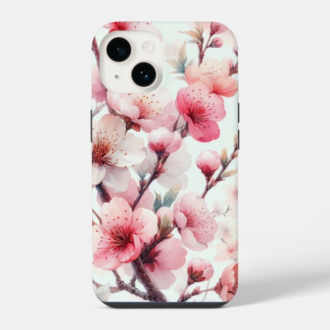 Funda Para iPhone Flor de Cerezo (Reverso )