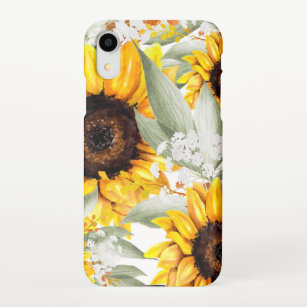 Funda Para iPhone XR Flor de flor de girasol amarilla ruidosa flor