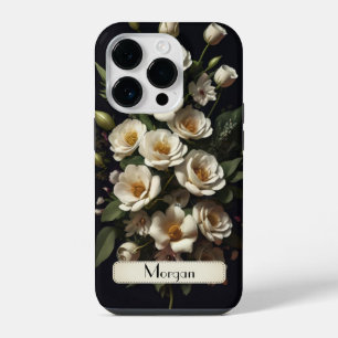 Funda Para iPhone 14 Pro Flor de flores silvestres color de agua personaliz