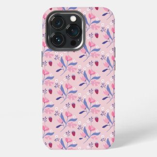 Funda Para iPhone 13 Pro Flor de fresa Rosalinde