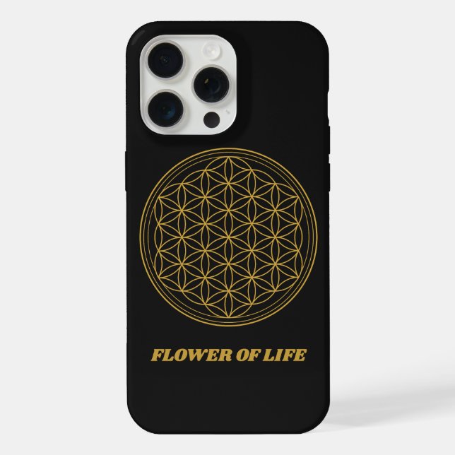 Funda Para iPhone Flor de la Vida (Reverso )