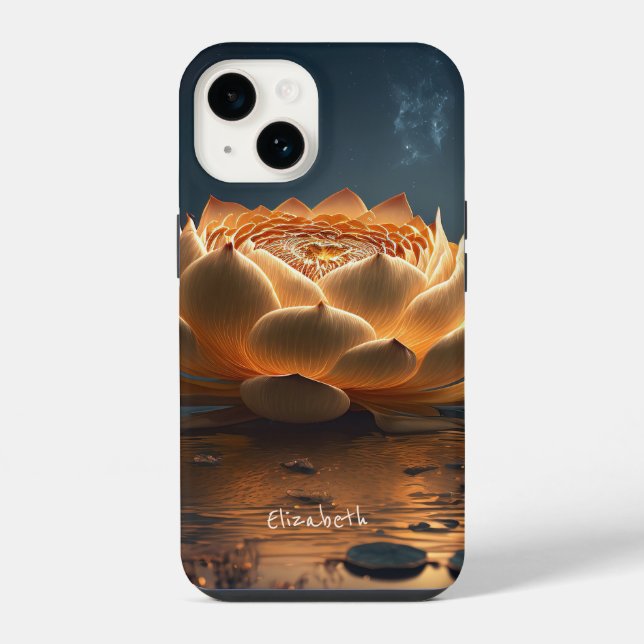 Funda Para iPhone Flor de Loto Chic (Reverso )