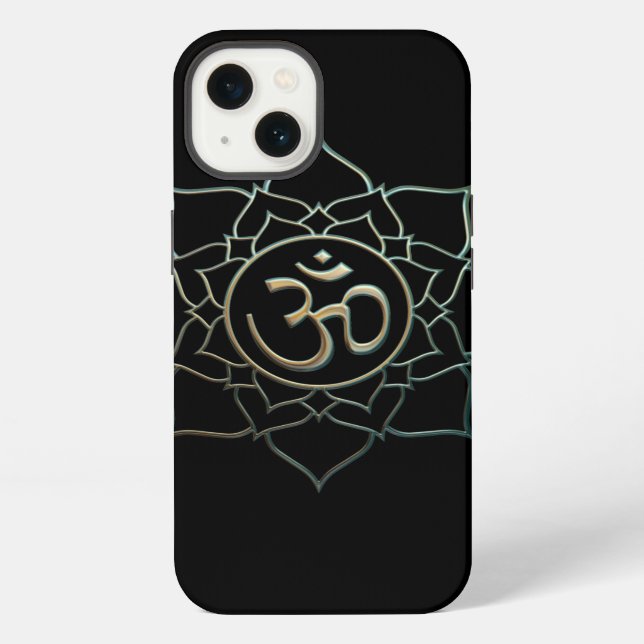 Funda Para iPhone Flor de Loto Om (Reverso )