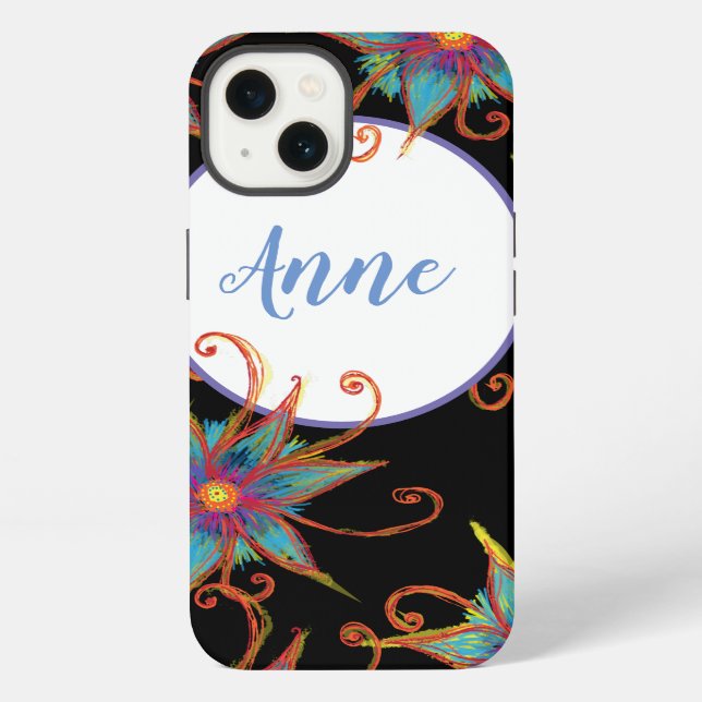 Funda Para iPhone Flor de Mandala Personalizada (Reverso )