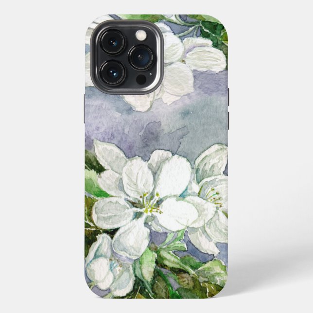 Funda Para iPhone Flor de manzana (Reverso )