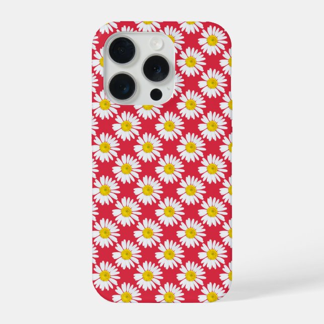 Funda Para iPhone Flor de margarita (Reverso )