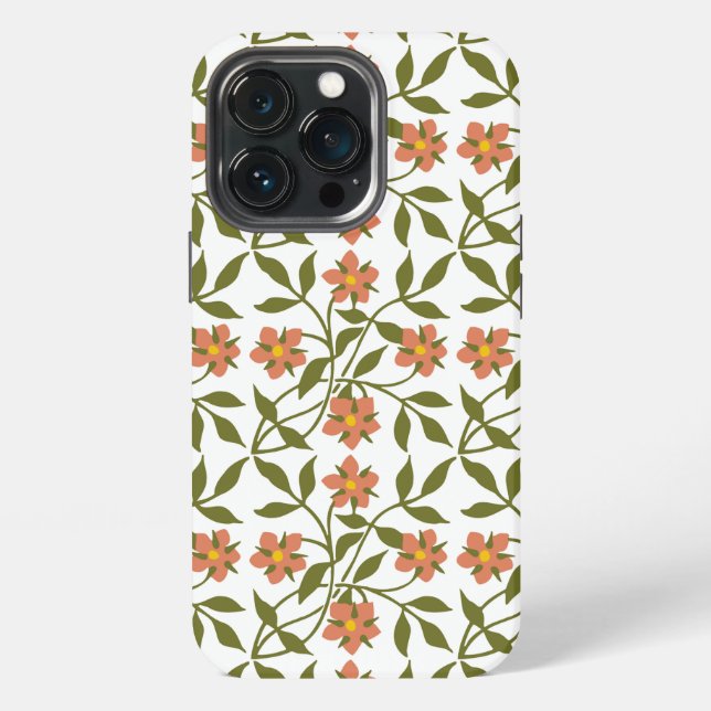 FUNDA PARA iPhone FLOR DE NARANJA  (Reverso )
