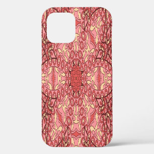 Funda Para iPhone 12 Flor De Resumen Étnico, Mandalas Seamless.