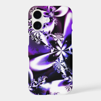 Funda para iPhone Flor Fractal Morada