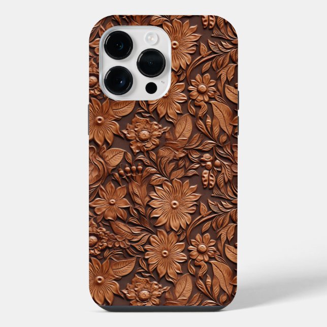 Funda Para iPhone Flor marrón de vaca occidental (Reverso )