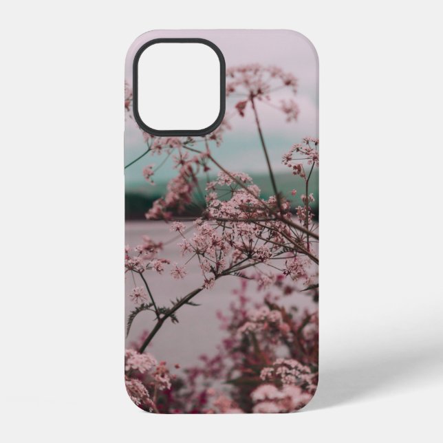 FUNDA PARA iPhone FLOR PINK (Reverso )