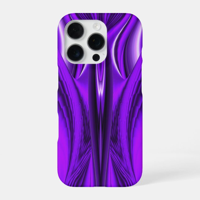 Funda Para iPhone Flor púrpura Arcoiris Sueños Angel Alas (Reverso)