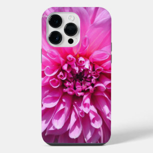Funda Para iPhone 14 Pro Max Flor rosa morada de Dahlia