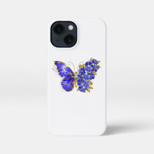 Funda Para iPhone 13 Mini Flor Sapphire Mariposa