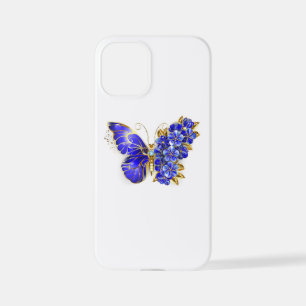 Funda Para iPhone 12 Mini Flor Sapphire Mariposa