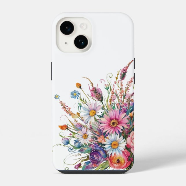 Funda Para iPhone Flor silvestre (Reverso )