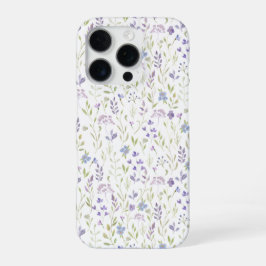 Funda Para iPhone 16 Pro Flor silvestre púrpura