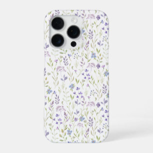 Funda Para iPhone 16 Pro Flor silvestre púrpura