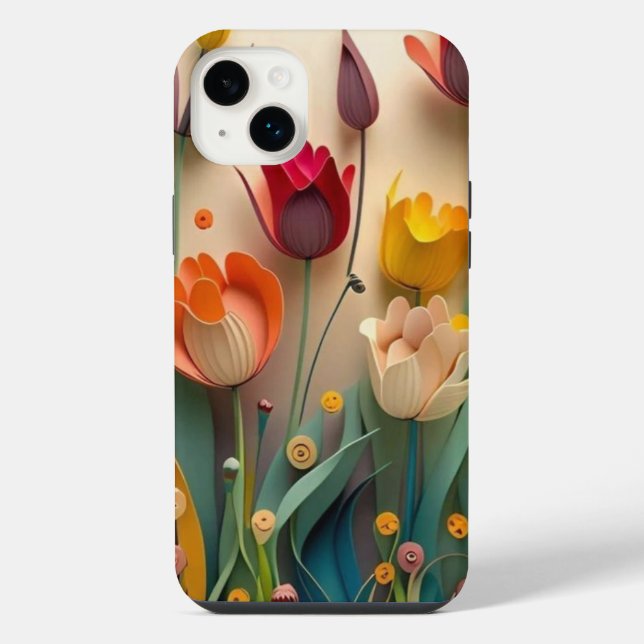 Funda Para iPhone Floral  (Reverso)