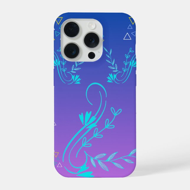 Funda Para iPhone Floral  (Reverso )