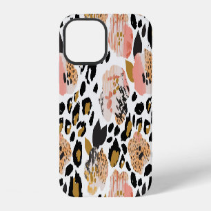 Funda Para iPhone 12 Floral, animal, patrón sin fisuras.