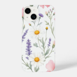 Funda Para iPhone 14 Floral Bliss: Funda móvil del patrón artístico de 