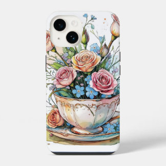 Funda Para iPhone 14 Floral boho phonecase