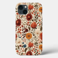 Floral botánica de otoño moderna
