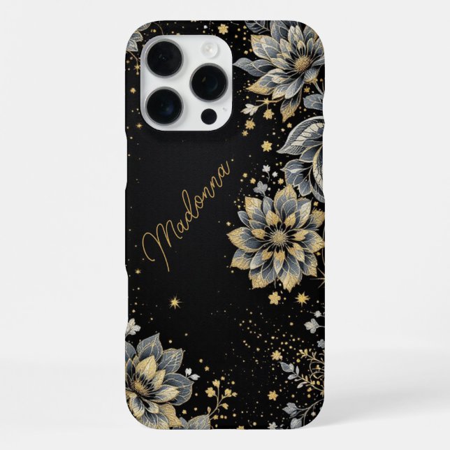 Funda Para iPhone Floral Dark Luxe  (Reverso )