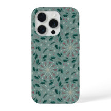 Funda para IPhone Floral de Invierno Snowflake