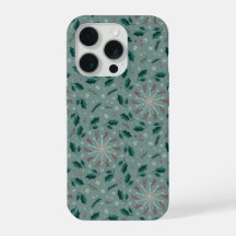 Funda para IPhone Floral de Invierno Snowflake