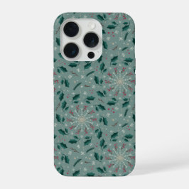 Funda para IPhone Floral de Invierno Snowflake