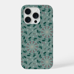 Funda para IPhone Floral de Invierno Snowflake