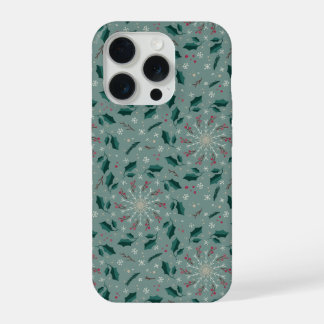 Funda para IPhone Floral de Invierno Snowflake