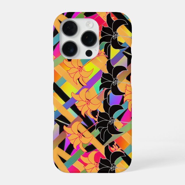 Funda Para iPhone Floral Entrelazada (Reverso)