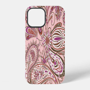 Funda Para iPhone 12 Floral étnica: Diseño Paisley Oriental.